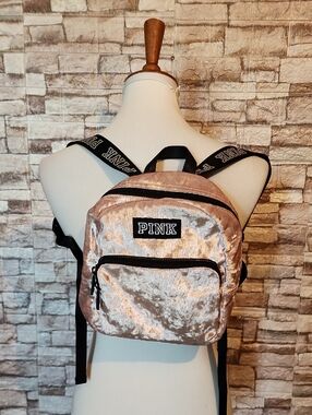 Victoria Secret Velvet Small Backpack